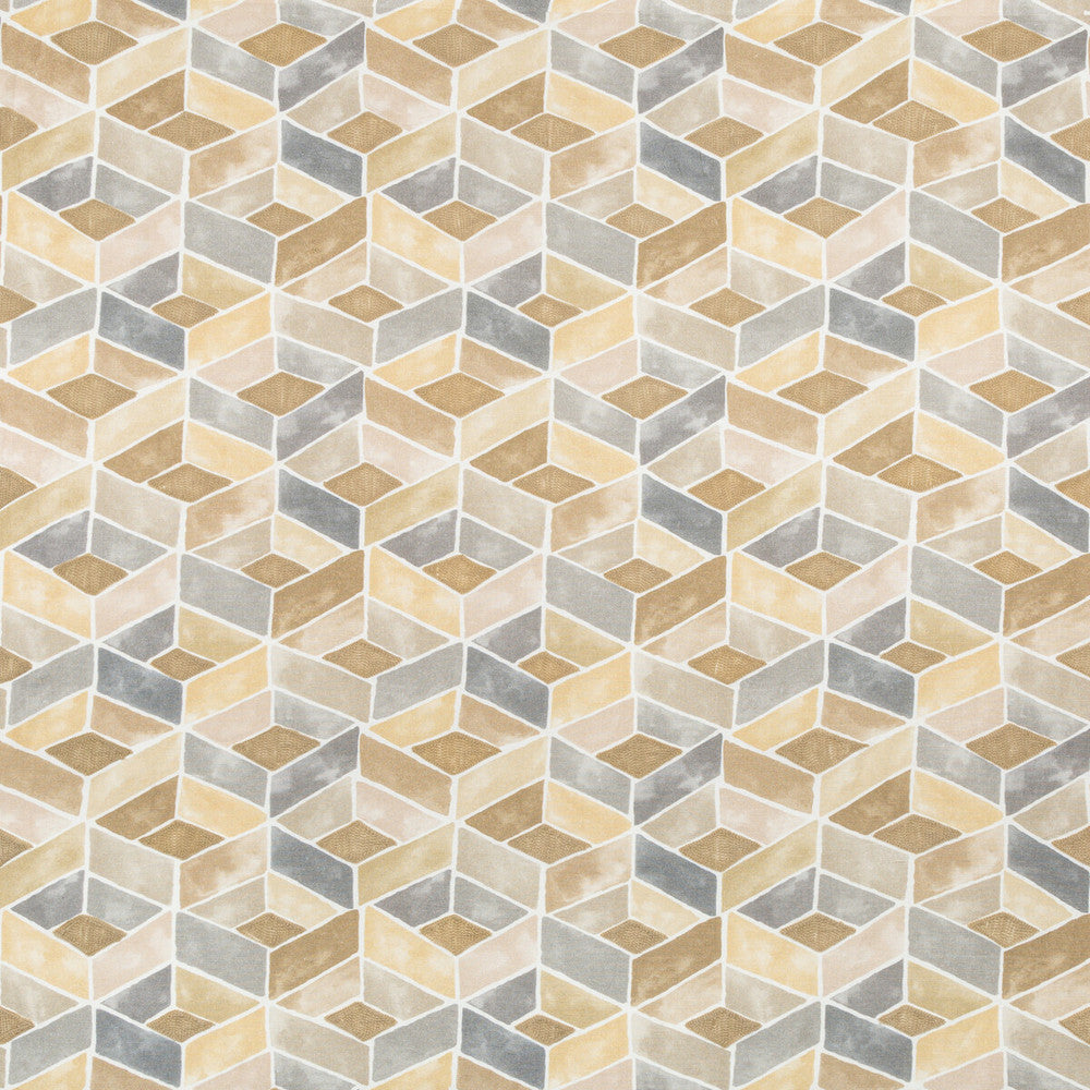Tesserae Sandstone by Kravet Couture Fabric MODERN COLORS-SOJOURN COLLECTION LINEN - 77%;ACRYLIC - 23% India - Horizontal: 13.4 and Vertical: 13.2 53.5 - Fabric Carolina -