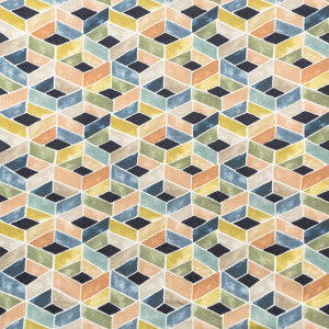 Tesserae Indigo Multi by Kravet Couture Fabric