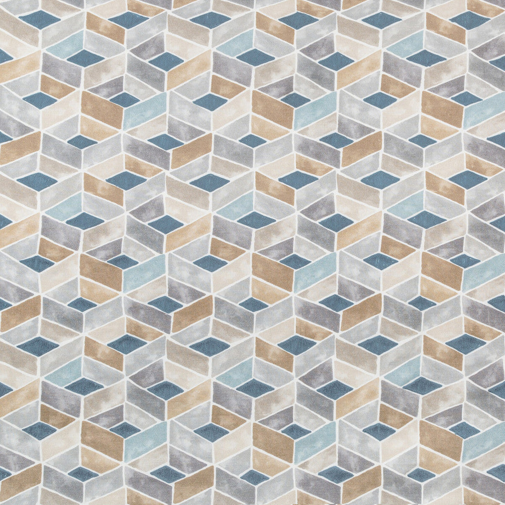 Tesserae Chambray by Kravet Couture Fabric MODERN COLORS-SOJOURN COLLECTION LINEN - 77%;ACRYLIC - 23% India - Horizontal: 13.4 and Vertical: 13.2 53.5 - Fabric Carolina -