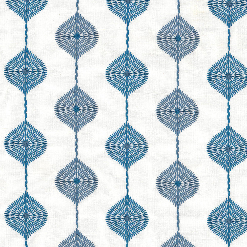 Tetra 1 Bluebird by Stout Fabric Stout Fabric Tetra 1 BluebirdFabric Color My Window Haze/Shoreline 60%Lin 40%Cot %Remb India </p><p>Repeat: H: 7.5, V: 7.375 52 in - Fabric Carolina -