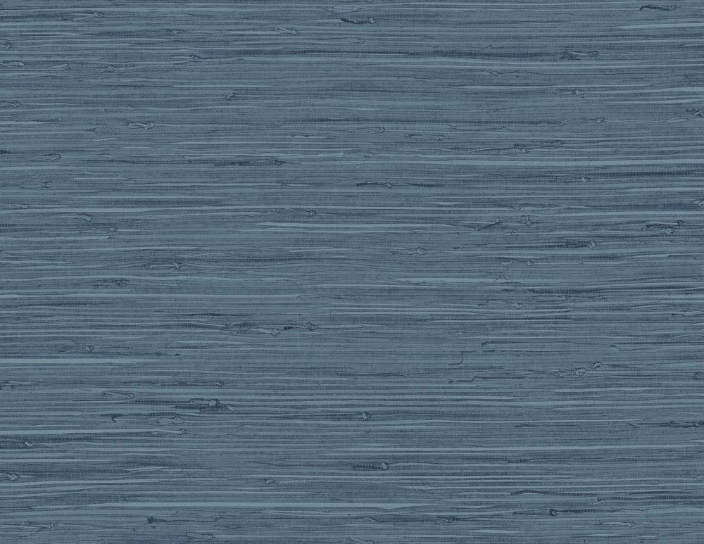 Marion Faux Arrowroot Midnight Denim by Seabrook Wallpaper Tedlar Textures United States 60.75 0" 27" - Fabric Carolina -