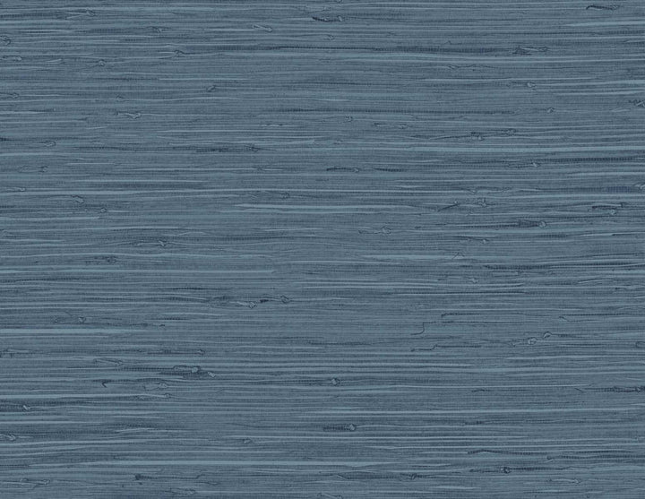 Marion Faux Arrowroot Midnight Denim by Seabrook Wallpaper Tedlar Textures United States 60.75 0" 27" - Fabric Carolina -