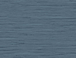 Marion Faux Arrowroot Midnight Denim by Seabrook Wallpaper