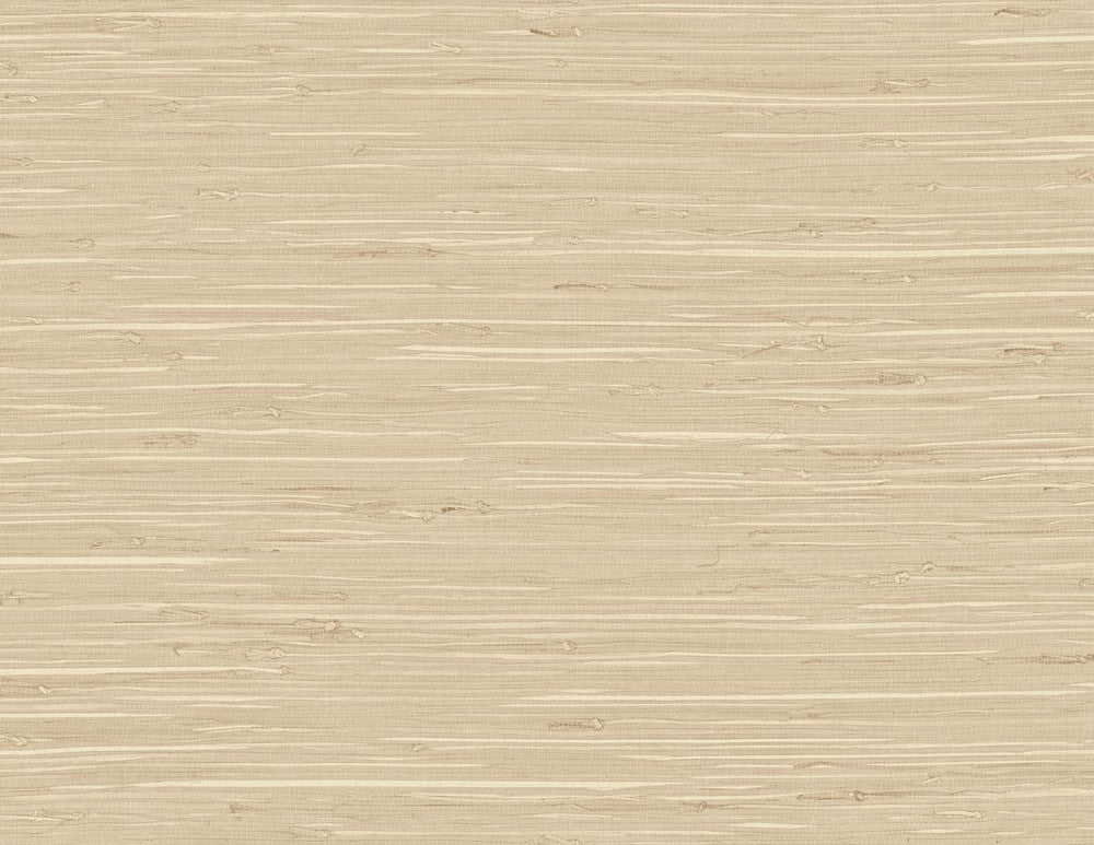 Marion Faux Arrowroot Light Pine by Seabrook Wallpaper Tedlar Textures United States 60.75 0" 27" - Fabric Carolina -