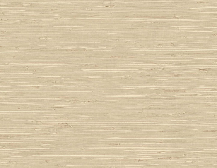 Marion Faux Arrowroot Light Pine by Seabrook Wallpaper Tedlar Textures United States 60.75 0" 27" - Fabric Carolina -