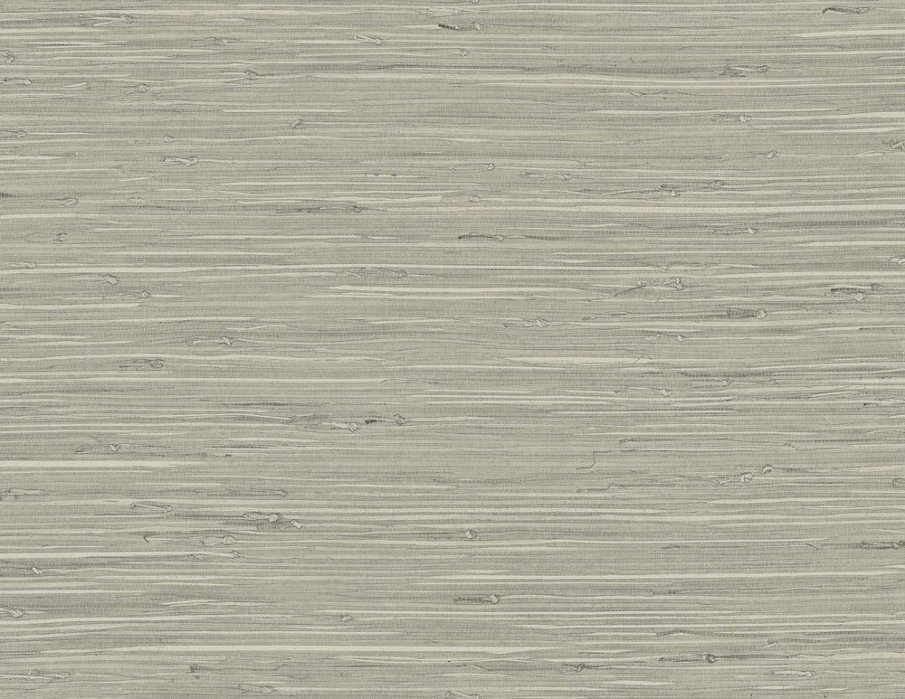 Marion Faux Arrowroot Layered Slate by Seabrook Wallpaper Tedlar Textures United States 60.75 0" 27" - Fabric Carolina -