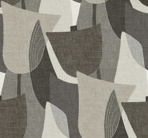 Mosley Tulips Pebble by Seabrook Wallpaper