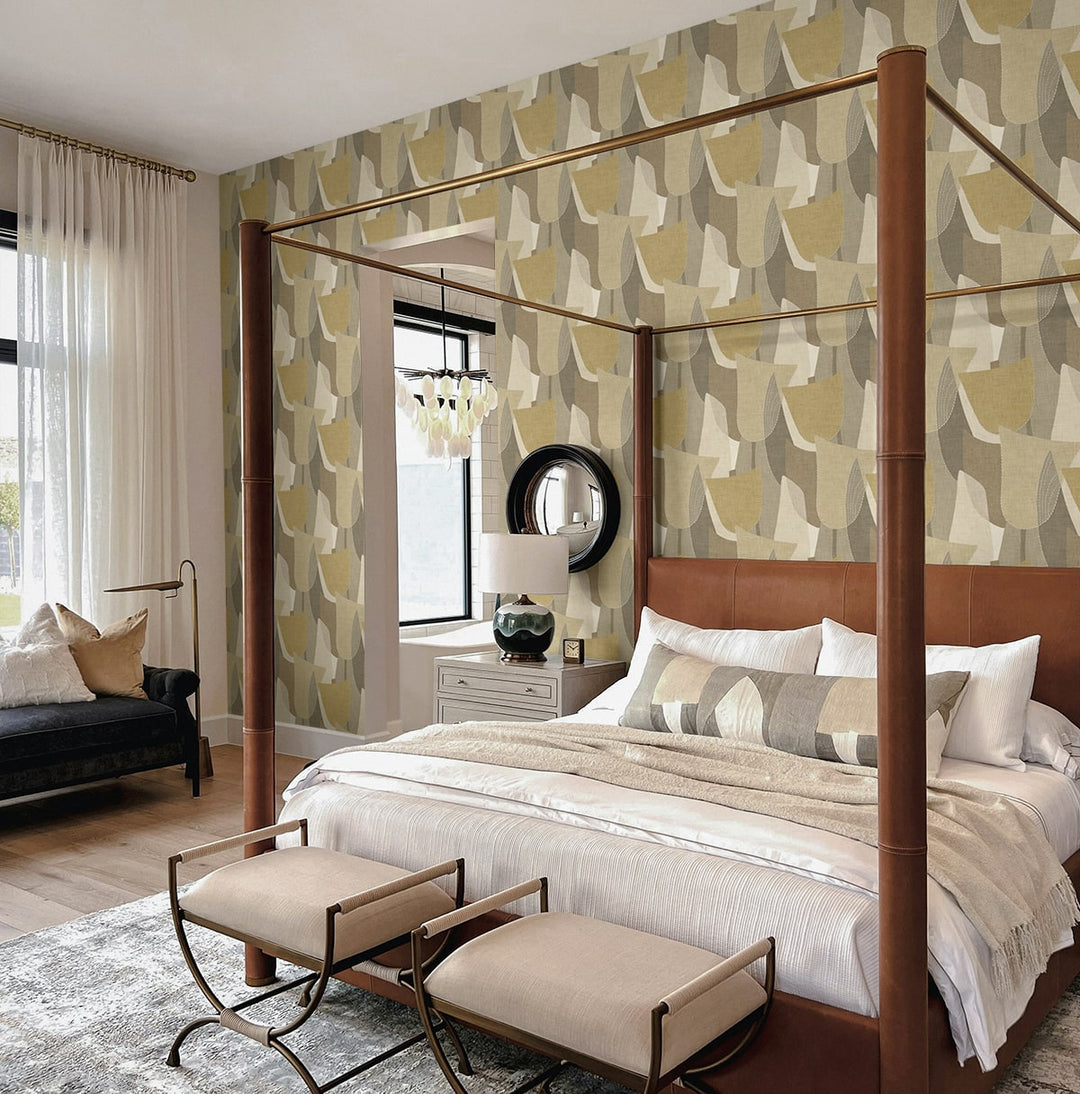 Mosley Tulips Dune TH90003 by Seabrook Designs Designer Wallpaper