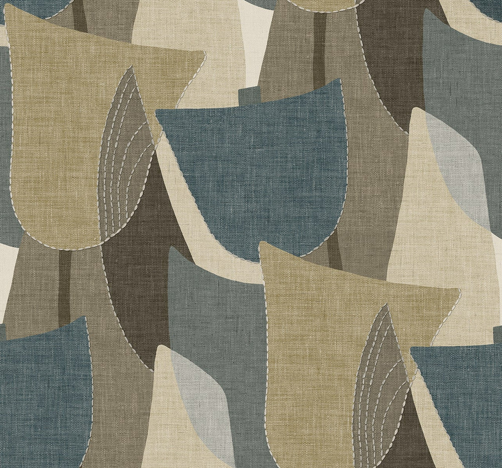 Mosley Tulips Jeans by Seabrook Wallpaper Fibers and Threads United States 60.75 25.2" 27" - Fabric Carolina -