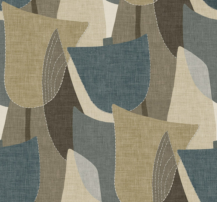 Mosley Tulips Jeans by Seabrook Wallpaper Fibers and Threads United States 60.75 25.2" 27" - Fabric Carolina -