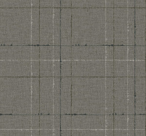 Gorton Plaid Mocha by Seabrook Wallpaper