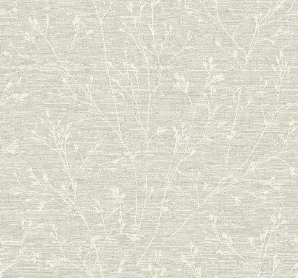 Withington Branch Lace by Seabrook Wallpaper Fibers and Threads United States 60.75 25.2" 27" - Fabric Carolina -