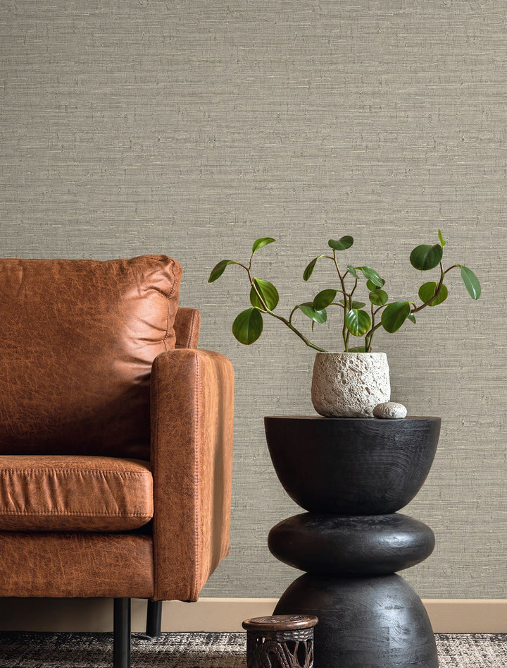 Wilslow Weave Storm Cloud TH90407 by Seabrook Designs Designer Wallpaper