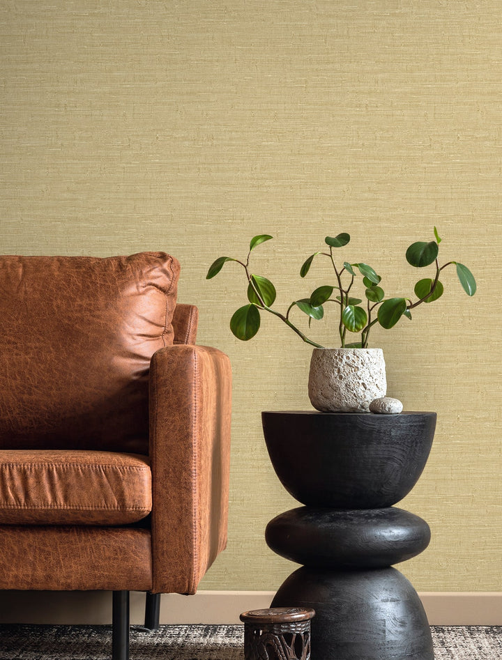 Wilslow Weave Bread TH90415 by Seabrook Designs Designer Wallpaper