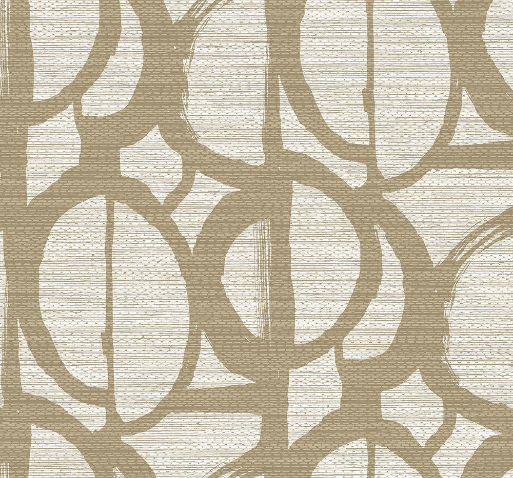 Pendelton Oro by Seabrook Wallpaper Fibers and Threads United States 60.75 25.2" 27" - Fabric Carolina -