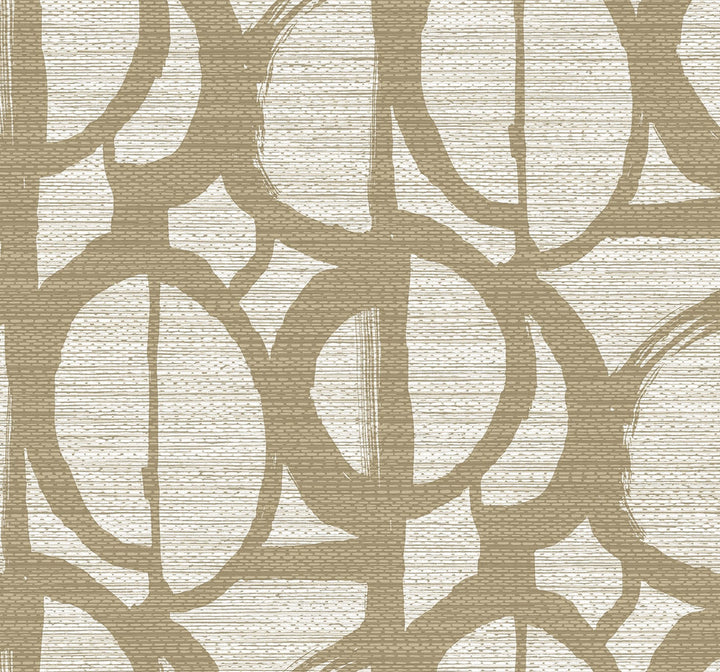Pendelton Oro by Seabrook Wallpaper Fibers and Threads United States 60.75 25.2" 27" - Fabric Carolina -