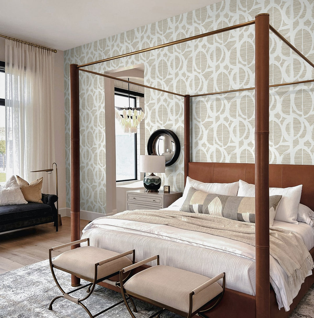 Pendelton Papyrus TH91707 by Seabrook Designs Designer Wallpaper