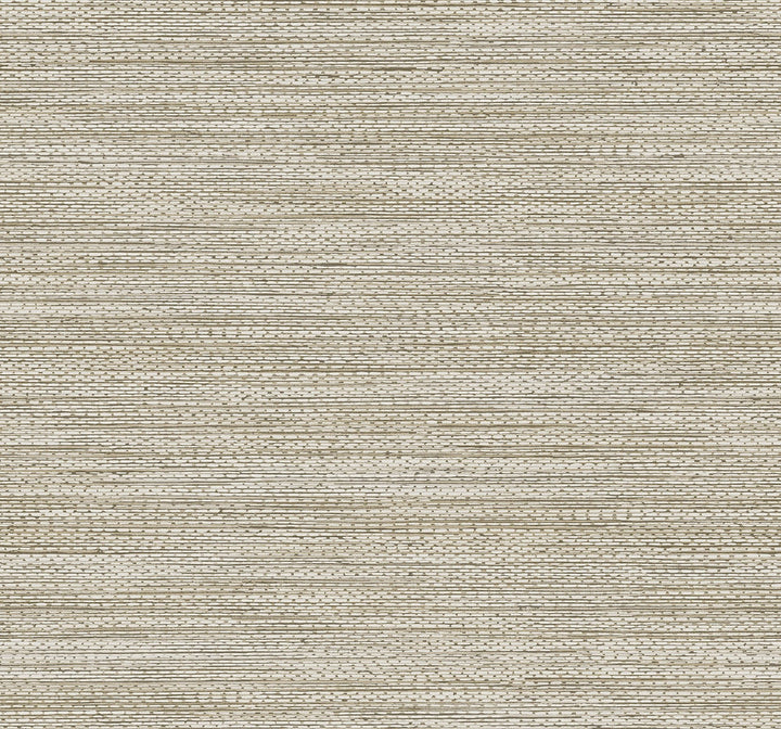 Hollinwood Weave Truffle by Seabrook Wallpaper Fibers and Threads United States 60.75 25.2" 27" - Fabric Carolina -
