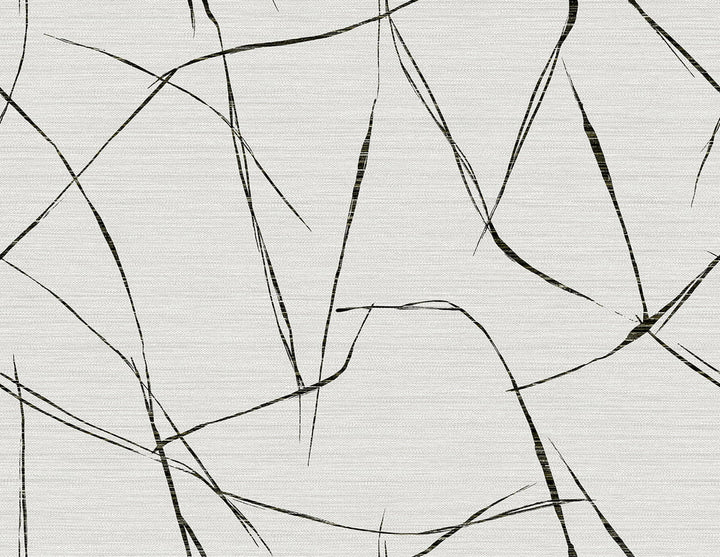 Davenport Sketch Black Ice by Seabrook Wallpaper Fibers and Threads United States 60.75 20.87" 27" - Fabric Carolina -