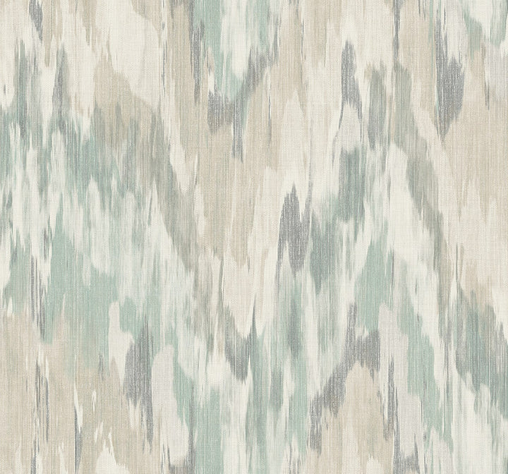 Bowdon Watercolor Stringcloth Clover by Seabrook Wallpaper Fibers and Threads United States 60.75 25.2" 27" - Fabric Carolina -
