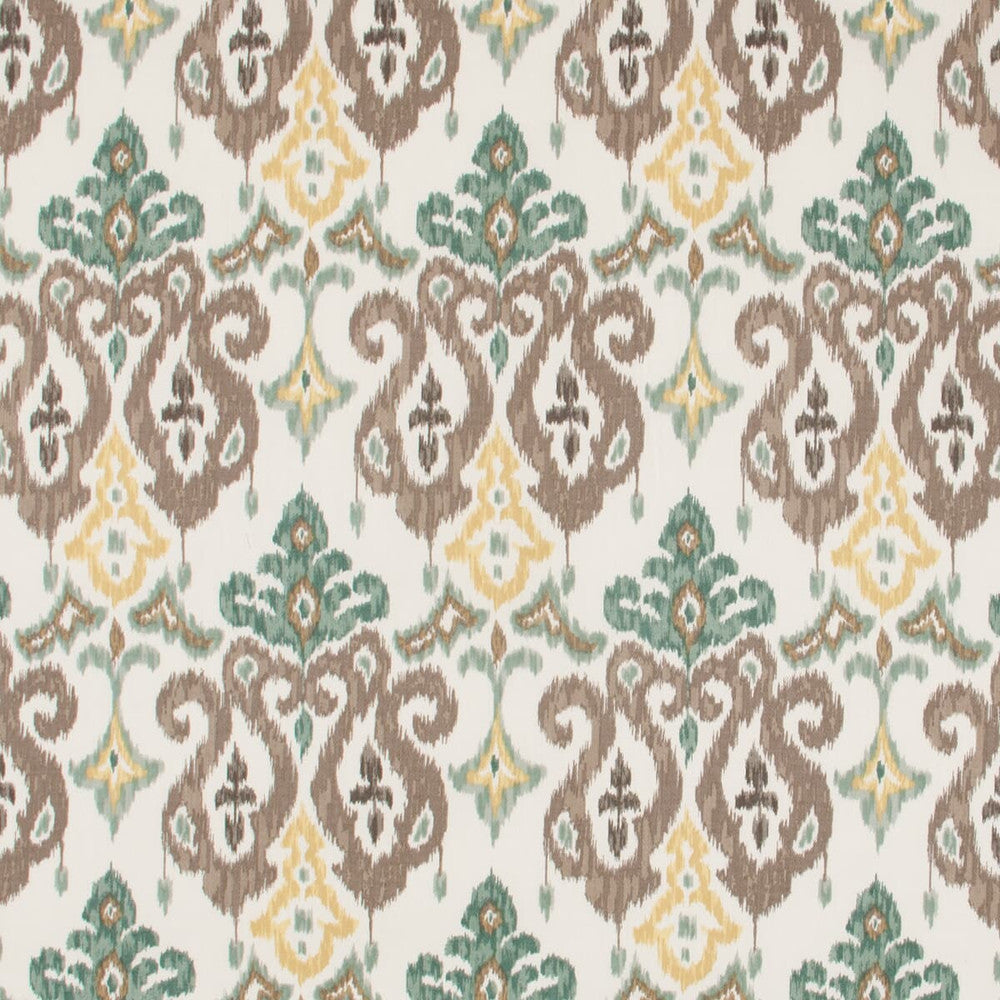 Thatch 2 Shoreline by Stout Fabric RAINBOW LIBRARY CARIBBEAN/PEACOCK 100%COT PAKISTAN FLAME RETARDANT-CA BULLETIN 117-SECTION E FLAME RETARDANT-U.F.A.C. CLASS 1 </p><p>Repeat: 13.5 54 in - Fabric Carolina -