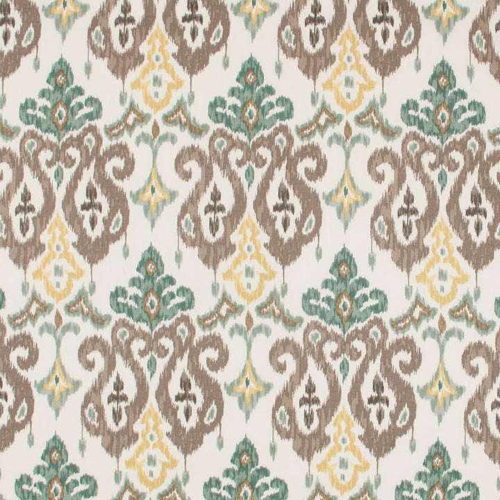 Thatch 2 Shoreline by Stout Fabric RAINBOW LIBRARY CARIBBEAN/PEACOCK 100%COT PAKISTAN FLAME RETARDANT-CA BULLETIN 117-SECTION E FLAME RETARDANT-U.F.A.C. CLASS 1 </p><p>Repeat: 13.5 54 in - Fabric Carolina -