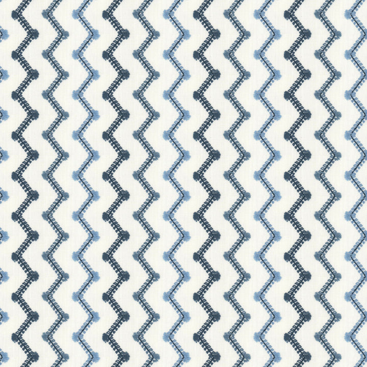 Thatch 3 Wedgewood by Stout Fabric Stout Fabric Thatch 3 WedgewoodFabric Rainbow Library Powder/Wedgewood 100%Pol %Cemb India </p><p>Repeat: H: 4.5, V: 0 53 in - Fabric Carolina -