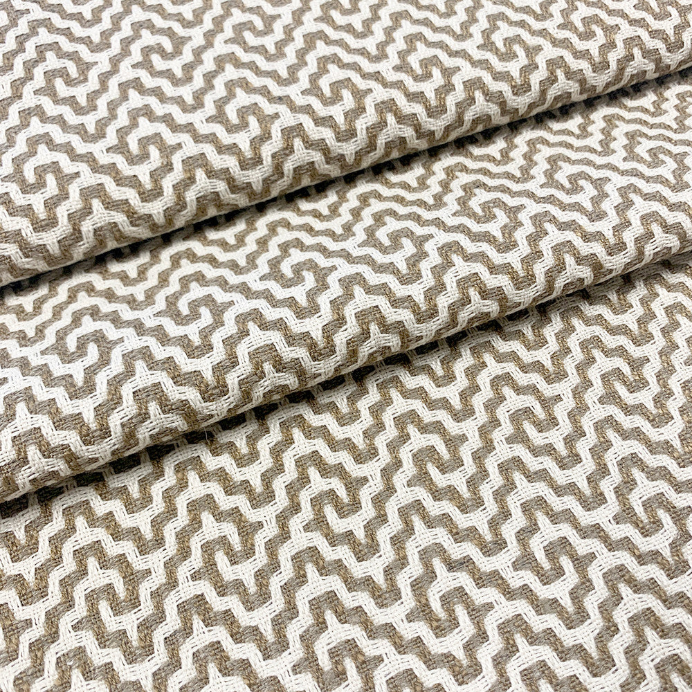 Thatch Brown by Magnolia Fabric - 95% Poly, 5 % Linen China 39000 Horizontal: 1.125 and Vertical: 2.5 57 - Fabric Carolina -