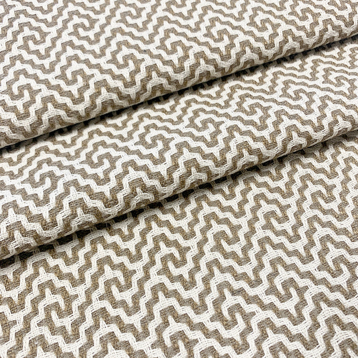 Thatch Brown by Magnolia Fabric - 95% Poly, 5 % Linen China 39000 Horizontal: 1.125 and Vertical: 2.5 57 - Fabric Carolina -