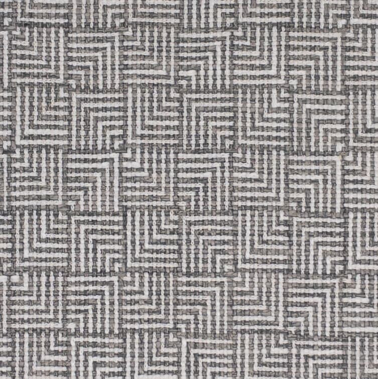 Theme 3 Cement by Stout Designer Fabric LIVING IS EASY FOG/CHARCOAL 100%POL INDIA Horizontal: 1.625 and Vertical: 1.750 54 in - Swanky Fabrics -
