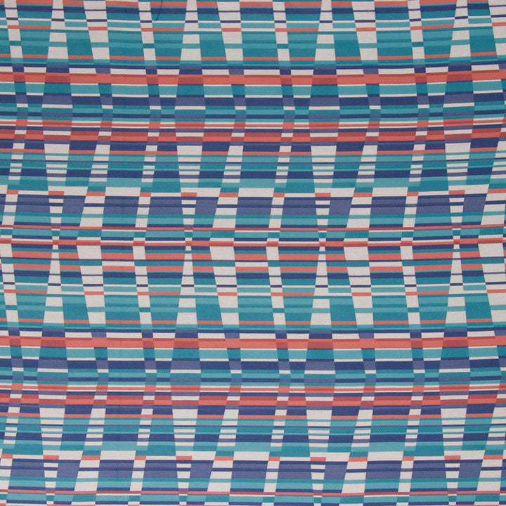 Thirasia Fiesta by Bella-Dura Designer Fabric  100% BELLA DURA POLYOLEFIN USA 70000 H: 7'' V: 14.25'' 56''  - Swanky Fabrics -