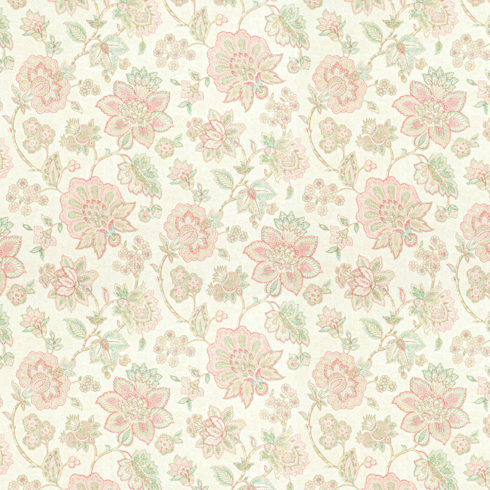 Thorpe 4 Primrose by Stout Fabric Stout Fabric Thorpe 4 PrimroseFabric Comfortable Living Petal/Punch 100%Cot Spain </p><p>Repeat: H: 13.5, V: 9 54 in - Fabric Carolina -