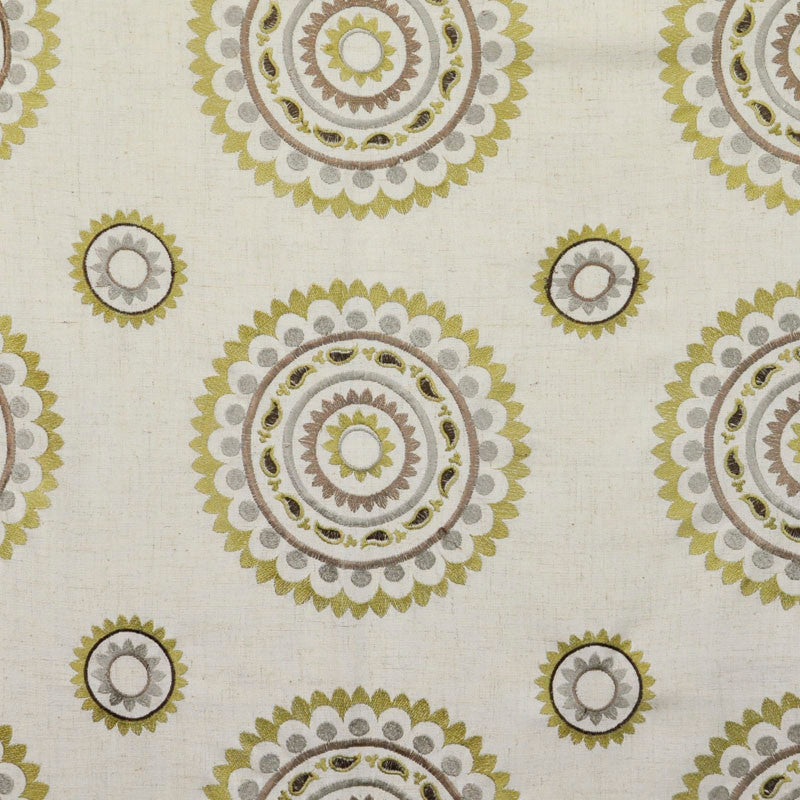 Tabriz # 2 Valley by Maxwell Fabric 60% POLYESTER 30% COTTON
10% LINEN INDIA </p><p>Repeat: Horizontal: H-9.3 and Vertical: V-10.6 54"EMB-51" - Fabric Carolina -