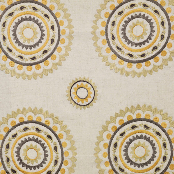 Tabriz # 03 Treasure by Maxwell Fabric 60% POLYESTER 30% COTTON
10% LINEN INDIA </p><p>Repeat: Horizontal: H-9.3 and Vertical: V-10.6 54"EMB-51" - Fabric Carolina -