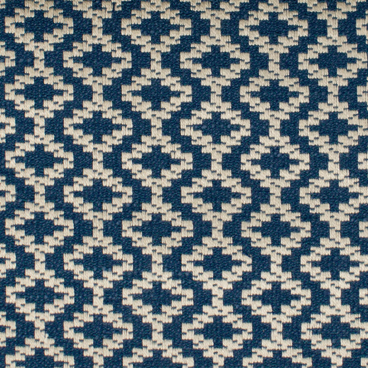 Tiamo 1 Indigo by Stout Fabric RAINBOW LIBRARY LAKE/INDIGO 10%SVI 85%POL 5%LIN CHINA Horizontal: 1.750 and Vertical: 2.000 54 in - Fabric Carolina -