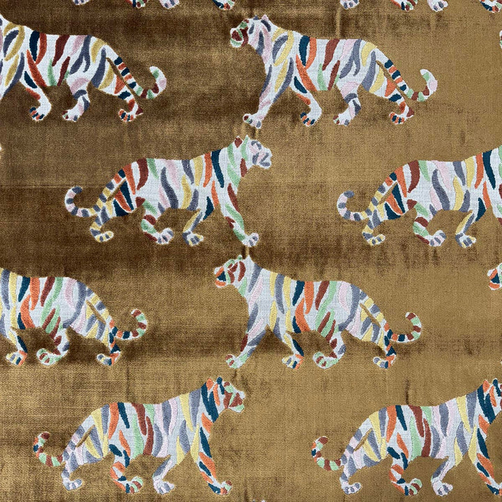Tigress Caramel by Magnolia Fabric - 44% Viscose, 29% Cotton, 27% Poly India 30000 Horizontal: 14 and Vertical: 25 54 - Fabric Carolina -