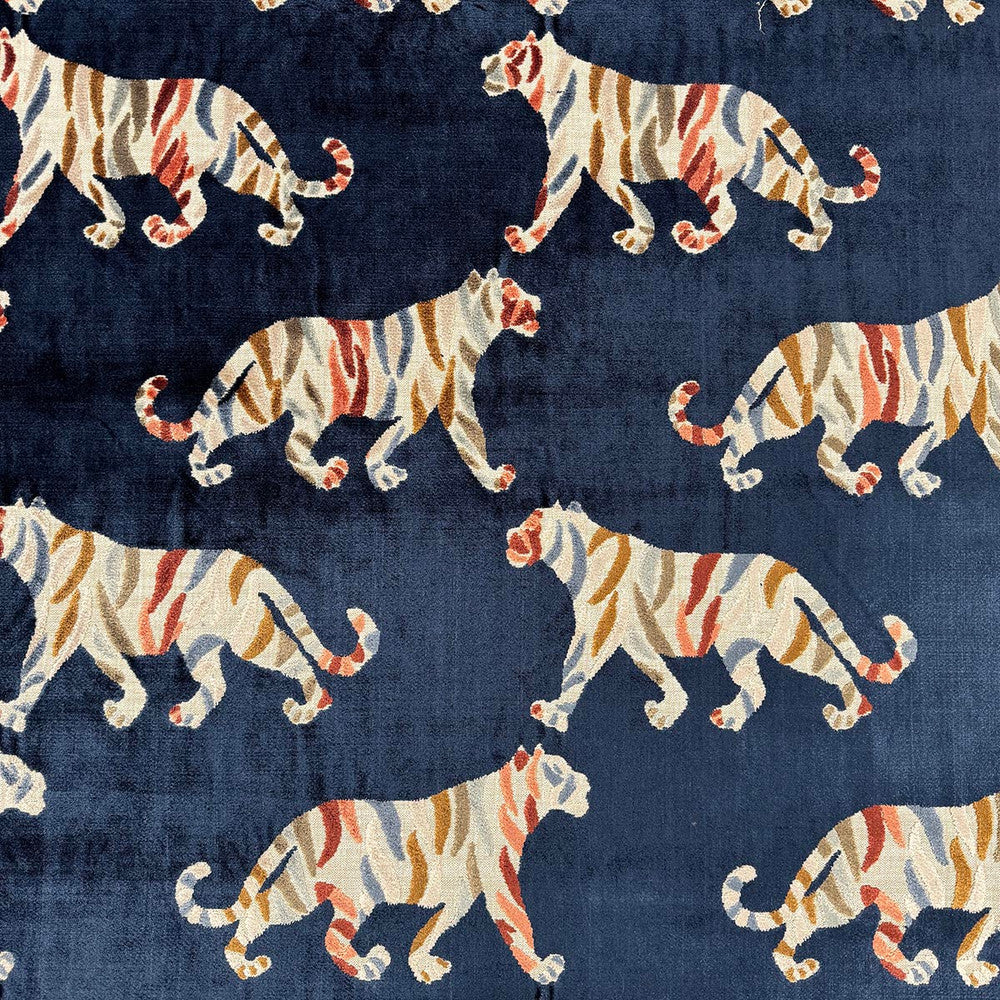 Tigress Midnight by Magnolia Fabric - 44% Viscose, 29% Cotton, 27% Poly India 30000 Horizontal: 14 and Vertical: 25 54 - Fabric Carolina -