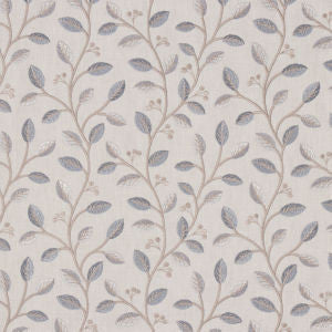 Tinder Porcelain by Norbar Fabric GALLERY 52% COTTON 48% POLYESTER INDIA 6 1/8"V 8 3/8"H 51 - Fabric Carolina -