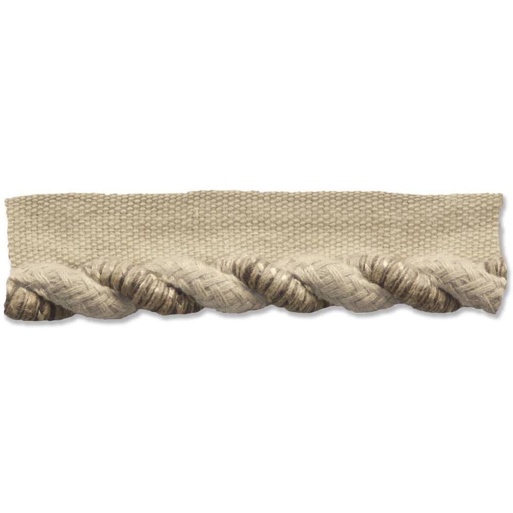 Tipton 6 Mushroom by Stout Trim TRANSFORMATIONS TRIM 72%COT 28%POL INDIA Horizontal: 0 and Vertical: 0 0.38 in - Fabric Carolina -