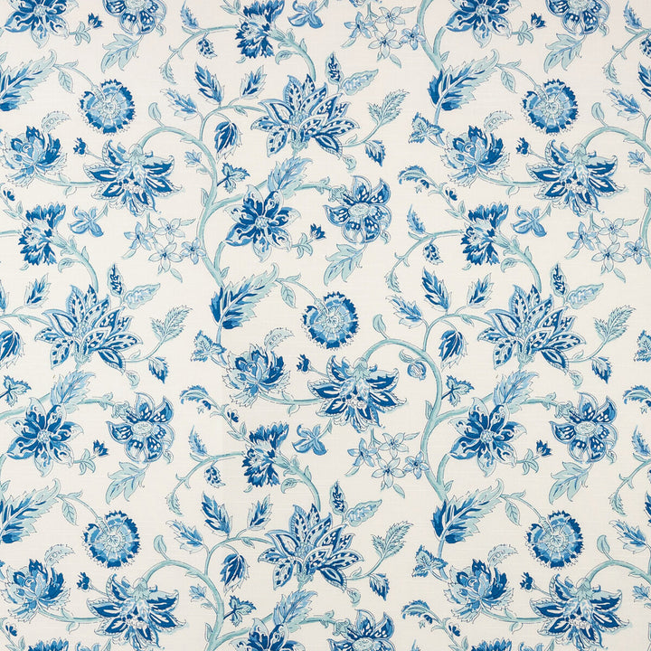 Tiru Vine Cornflower by Kravet Basics Fabric CEYLON COTTON - 100% Pakistan MEDIUM Horizontal: 27 and Vertical: 27 54 - Fabric Carolina -