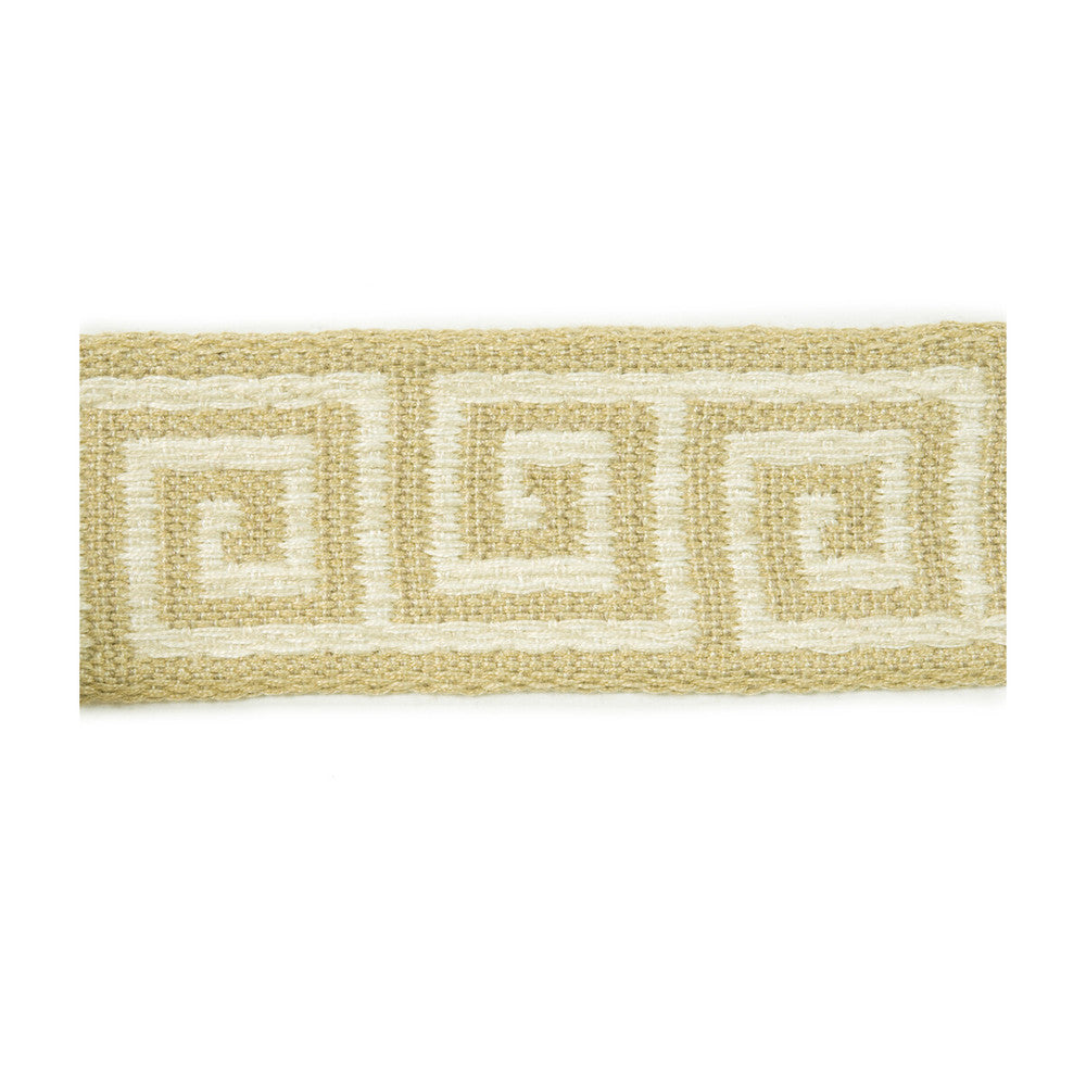 Classic Key Med Buff by Lee Jofa Trim VISCOSE - 100% France Horizontal: and Vertical: 1.5 - Fabric Carolina -