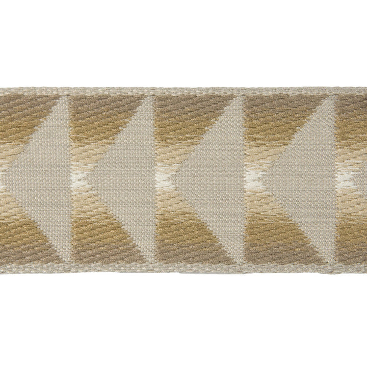 Bandeau Oatmeal by Groundworks Designer Trim KELLY WEARSTLER COLLECTION VISCOSE - 100% France Horizontal: and Vertical: 2.5 - Swanky Fabrics -