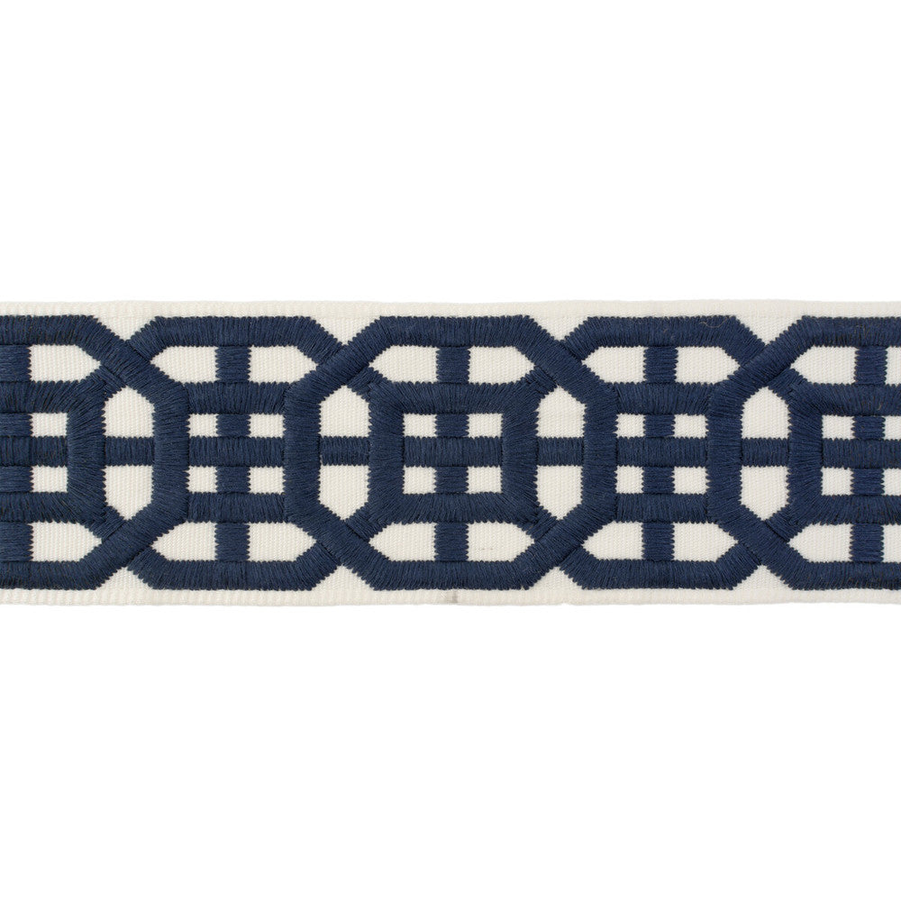 Avignon Tape Navy by Lee Jofa Trim SUZANNE KASLER COLLECTION II RAYON - 63.6%;POLYESTER - 36.4% India Horizontal: 2.4 and Vertical: 3.6 2.5 - Fabric Carolina -
