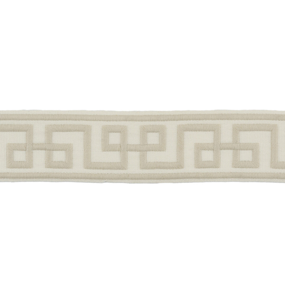 Siene Tape Beige by Lee Jofa Trim SUZANNE KASLER COLLECTION II POLYESTER - 100% India Horizontal: 1.77 and Vertical: 5.12 1.75 - Fabric Carolina -