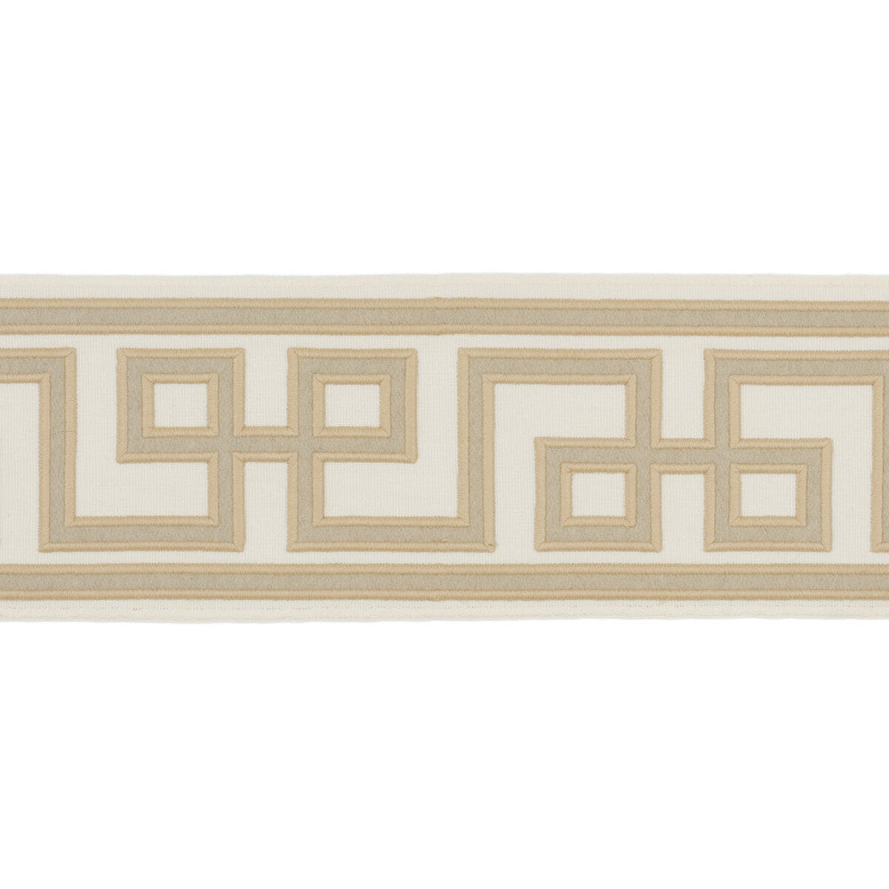 Montalembert Beige by Lee Jofa Trim SUZANNE KASLER COLLECTION II SPUN POLYESTER - 70%;ACRYLIC - 21%;NYLON - 9% India Horizontal: 4.33 and Vertical: 11.81 4.5 - Fabric Carolina -
