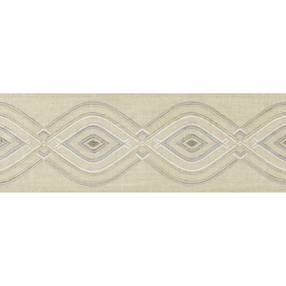 Ora Tape Bluff by Lee Jofa Trim WESTPORT TRIMMINGS LINEN - 58%;VISCOSE - 30%;SPUN SILK - 12% India LIGHT Horizontal: 5 and Vertical: 5.24 5 - Fabric Carolina -