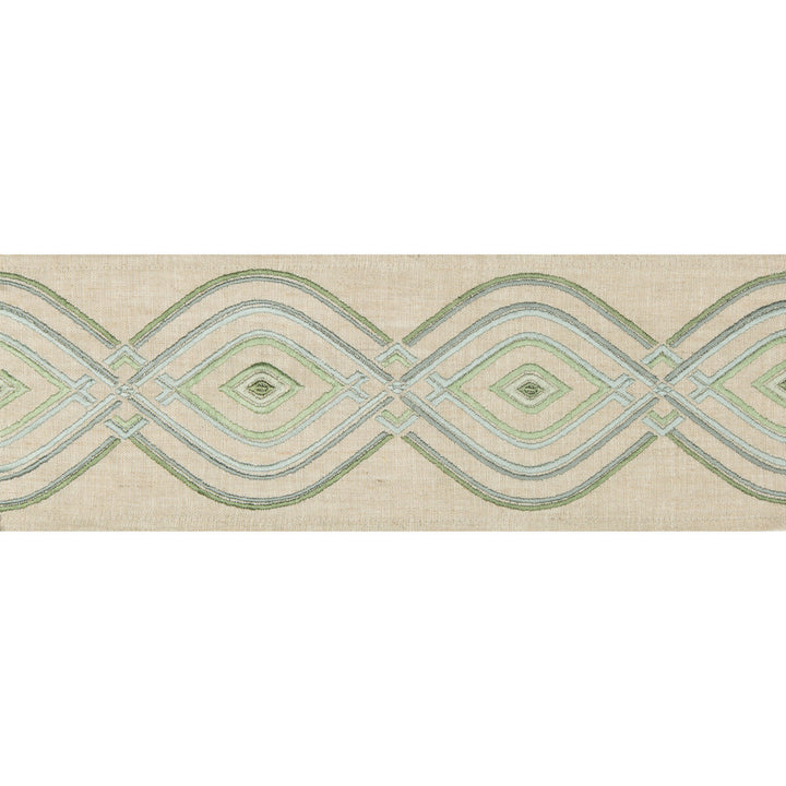 Ora Tape Mist by Lee Jofa Trim WESTPORT TRIMMINGS LINEN - 58%;VISCOSE - 30%;SPUN SILK - 12% India LIGHT Horizontal: 5 and Vertical: 5.24 5 - Fabric Carolina -