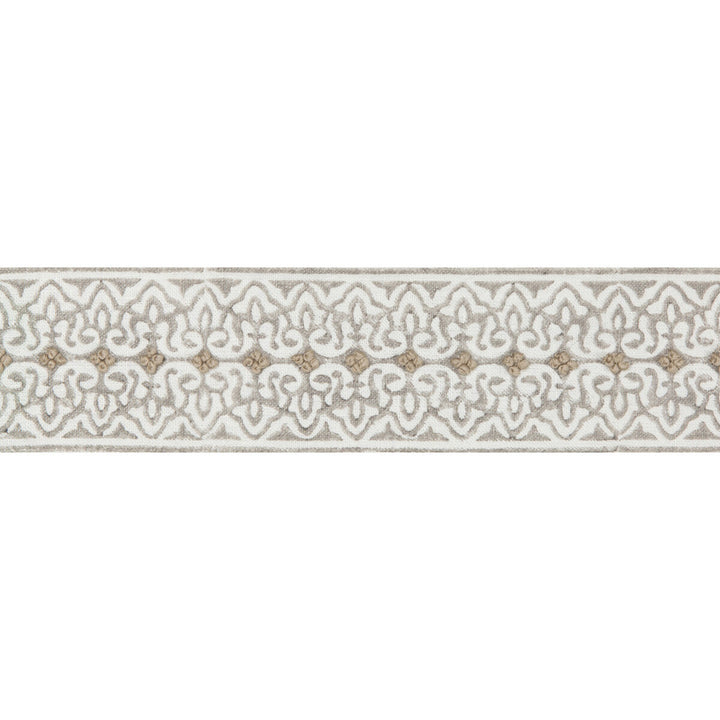 Paige Tape Pebble by Lee Jofa Trim WESTPORT TRIMMINGS LINEN - 93%;COTTON - 7% India Horizontal: 2.6 and Vertical: 0.75 2.6 - Fabric Carolina -
