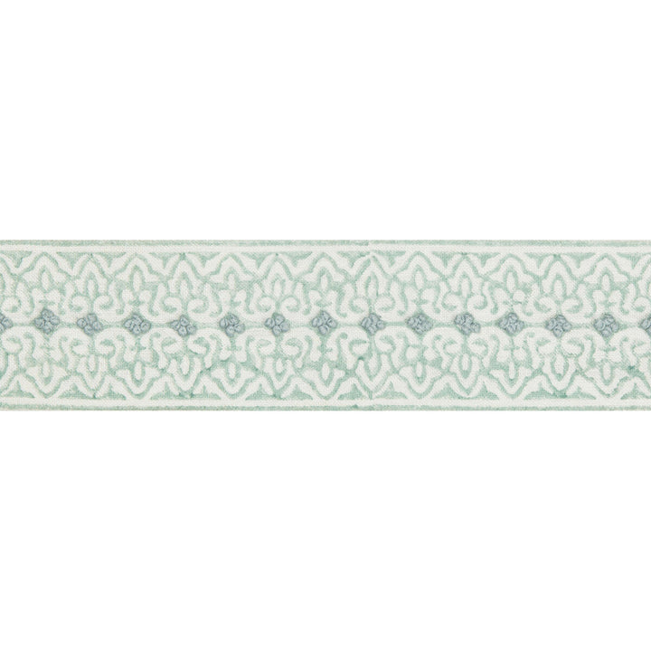 Paige Tape Sky by Lee Jofa Designer Trim WESTPORT TRIMMINGS LINEN - 93%;COTTON - 7% India - Horizontal: 2.6 and Vertical: 0.75 2.6 - Swanky Fabrics -