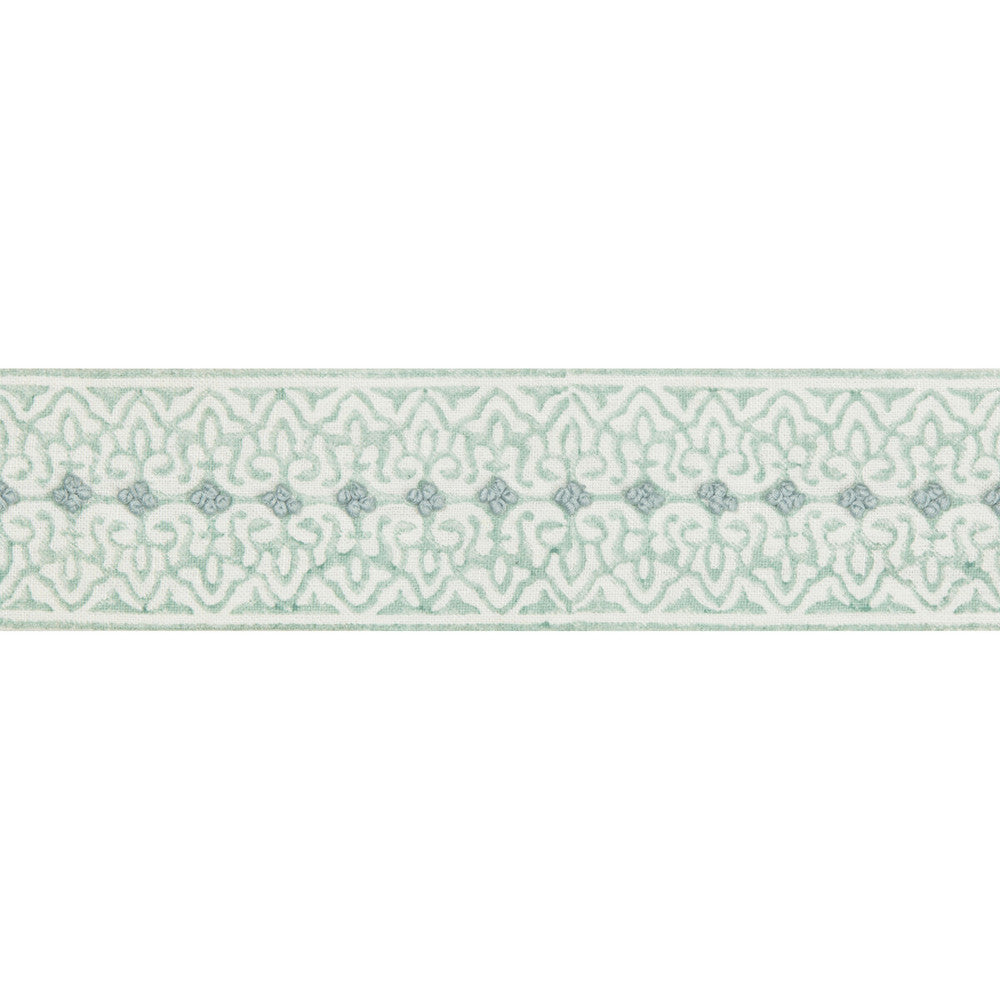 Paige Tape Sky by Lee Jofa Trim WESTPORT TRIMMINGS LINEN - 93%;COTTON - 7% India Horizontal: 2.6 and Vertical: 0.75 2.6 - Fabric Carolina -